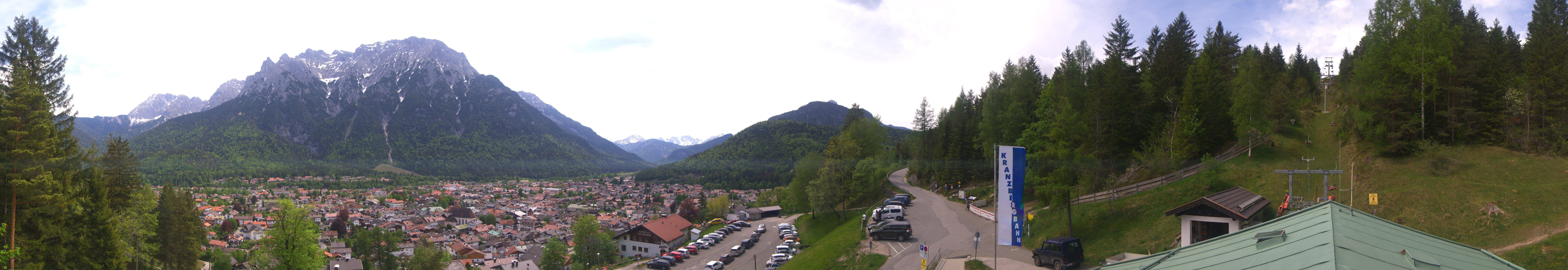 Archiv Foto Webcam Mittenwald Panoramablick