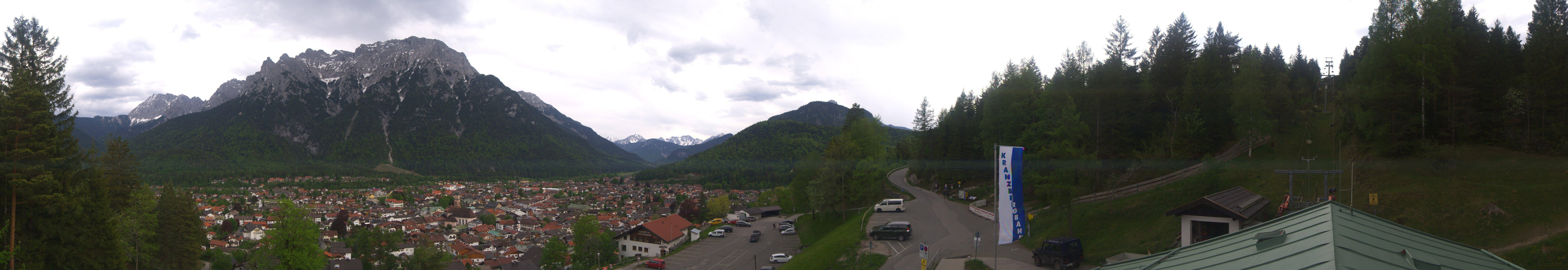 Archiv Foto Webcam Mittenwald Panoramablick