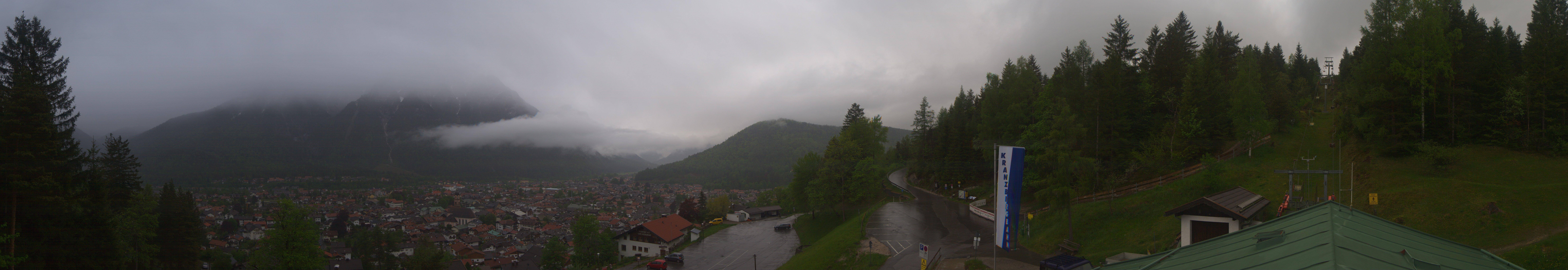 Archiv Foto Webcam Mittenwald Panoramablick