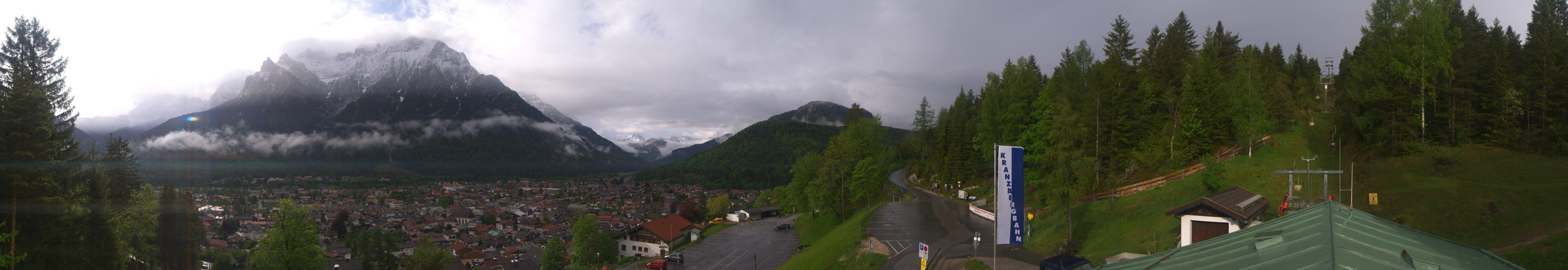Archiv Foto Webcam Mittenwald Panoramablick