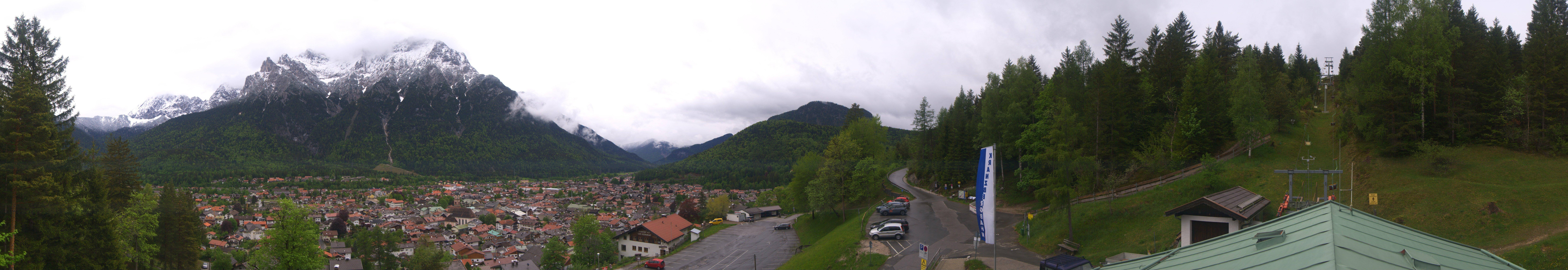 Archiv Foto Webcam Mittenwald Panoramablick