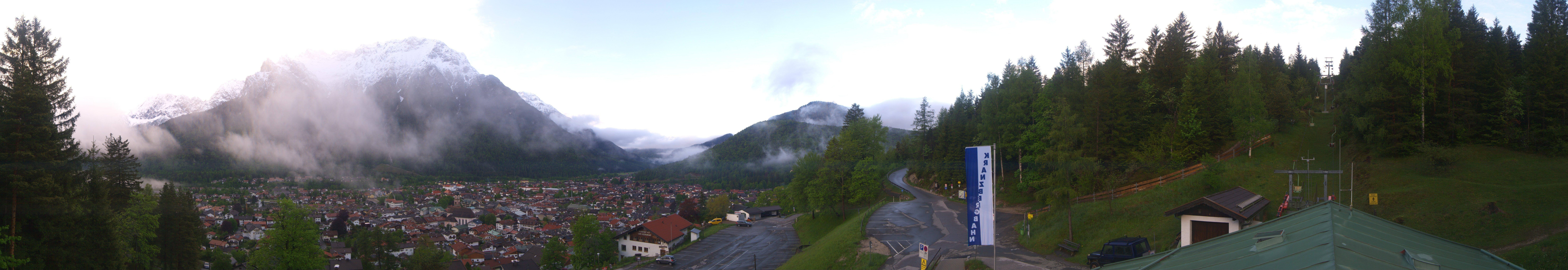 Archiv Foto Webcam Mittenwald Panoramablick