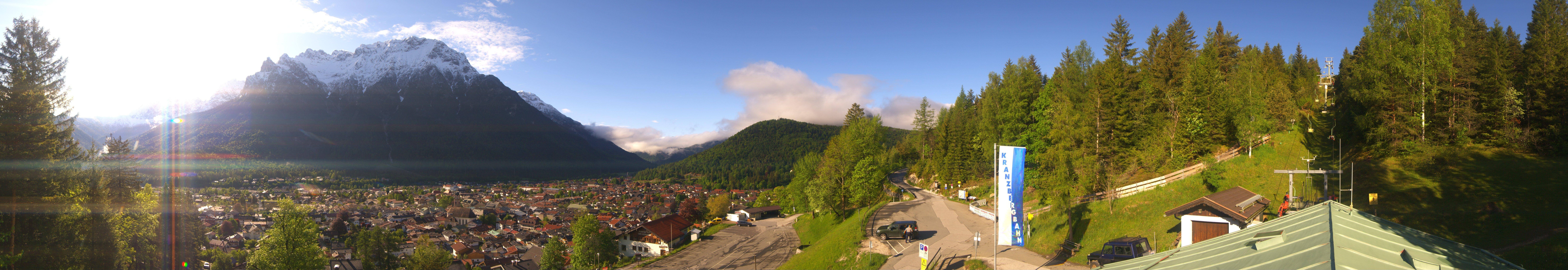 Archiv Foto Webcam Mittenwald Panoramablick