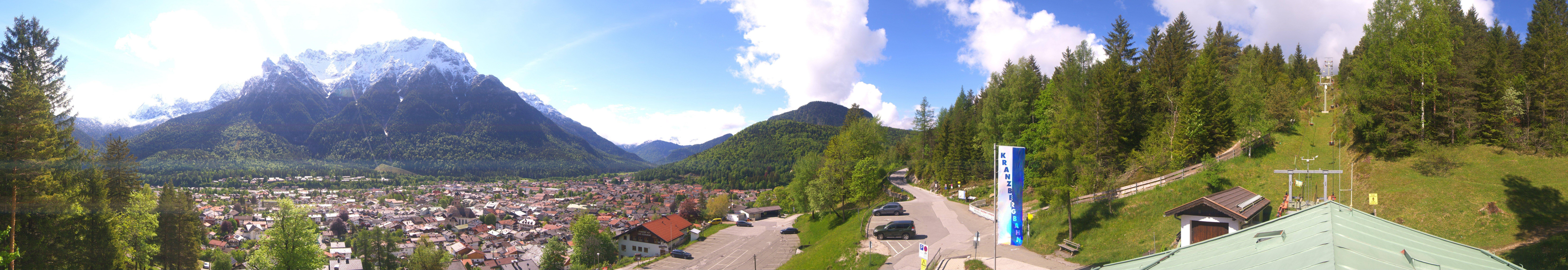 Archiv Foto Webcam Mittenwald Panoramablick
