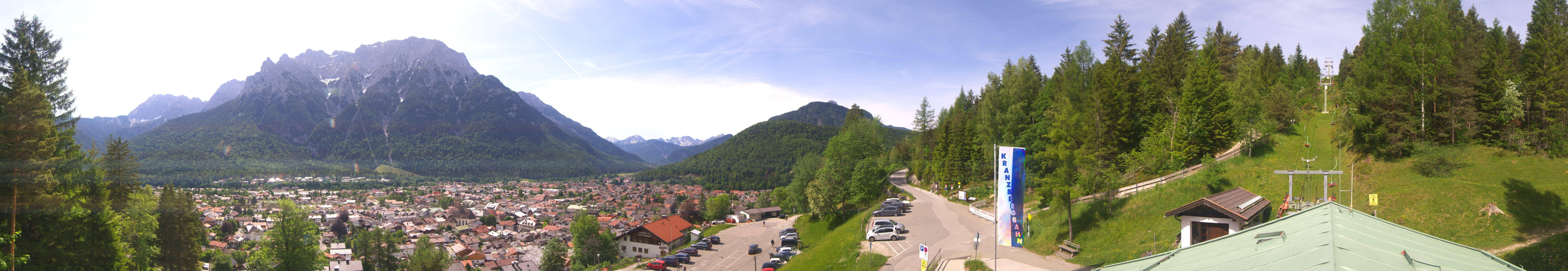 Archiv Foto Webcam Mittenwald Panoramablick