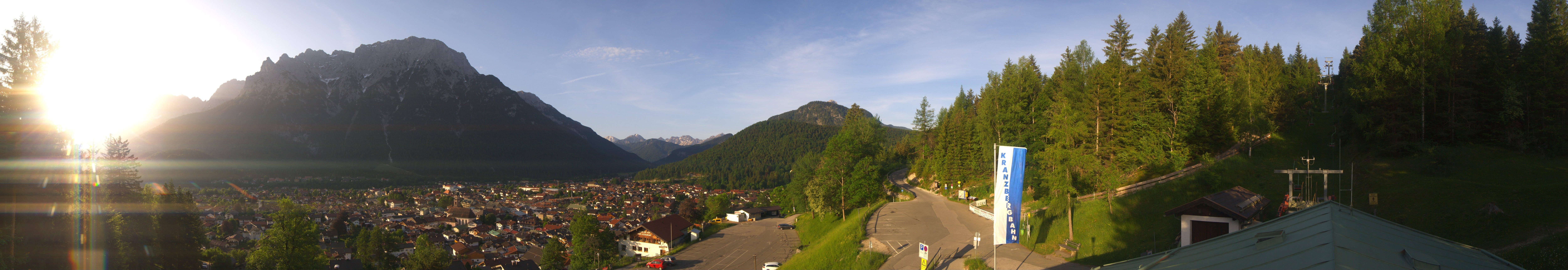 Archiv Foto Webcam Mittenwald Panoramablick