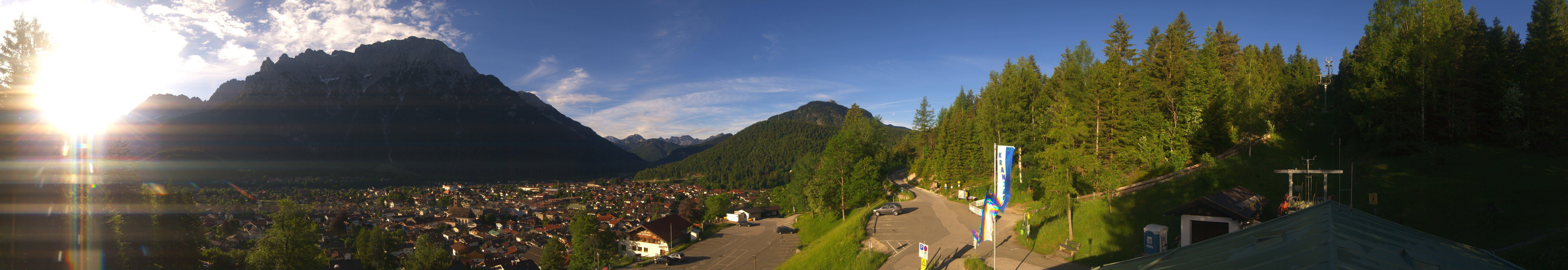 Archiv Foto Webcam Mittenwald Panoramablick