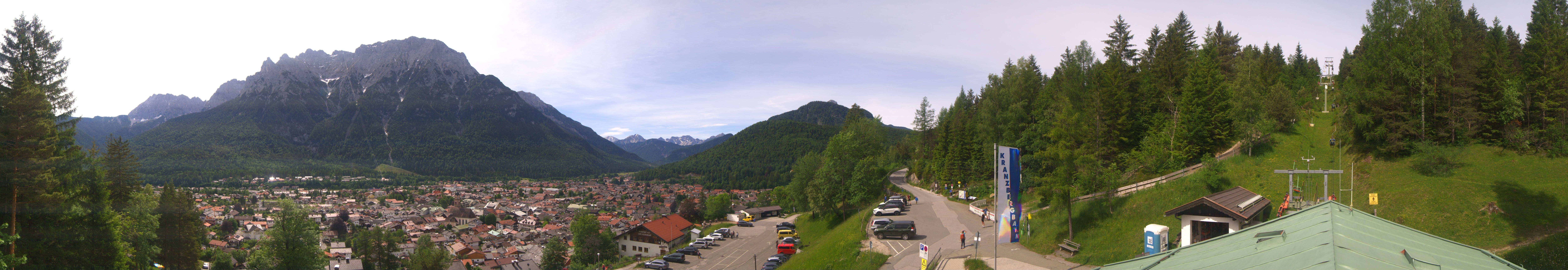 Archiv Foto Webcam Mittenwald Panoramablick