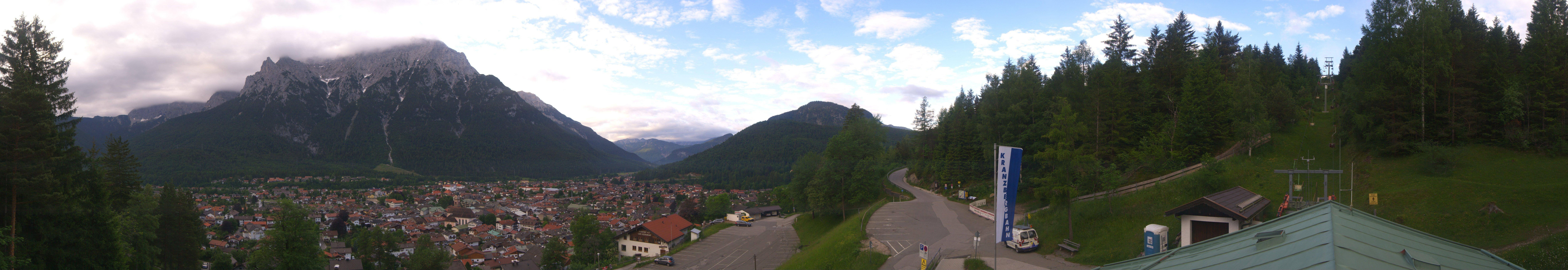 Archiv Foto Webcam Mittenwald Panoramablick