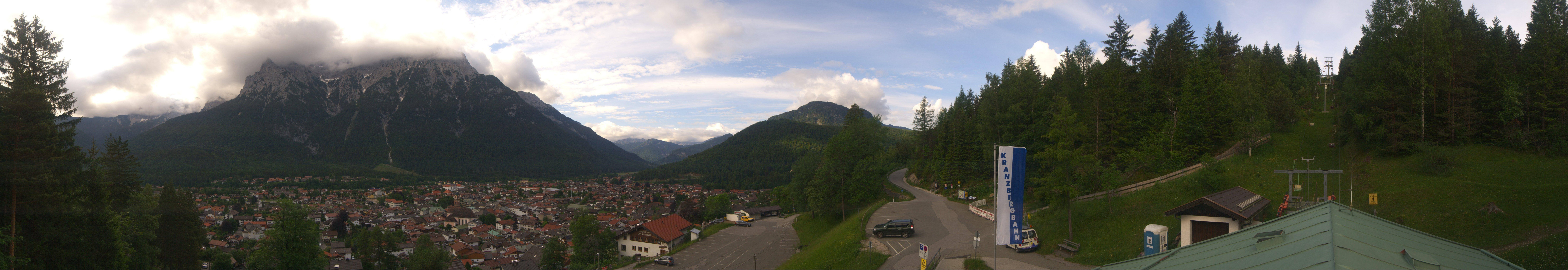 Archiv Foto Webcam Mittenwald Panoramablick
