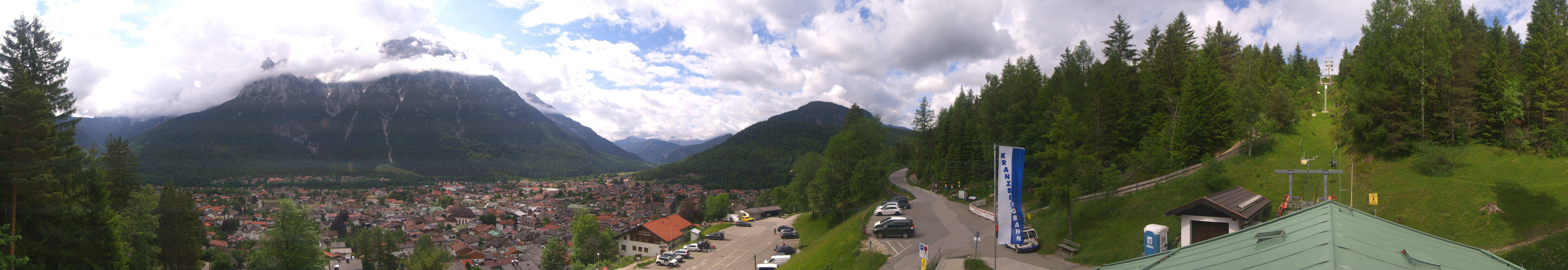 Archiv Foto Webcam Mittenwald Panoramablick