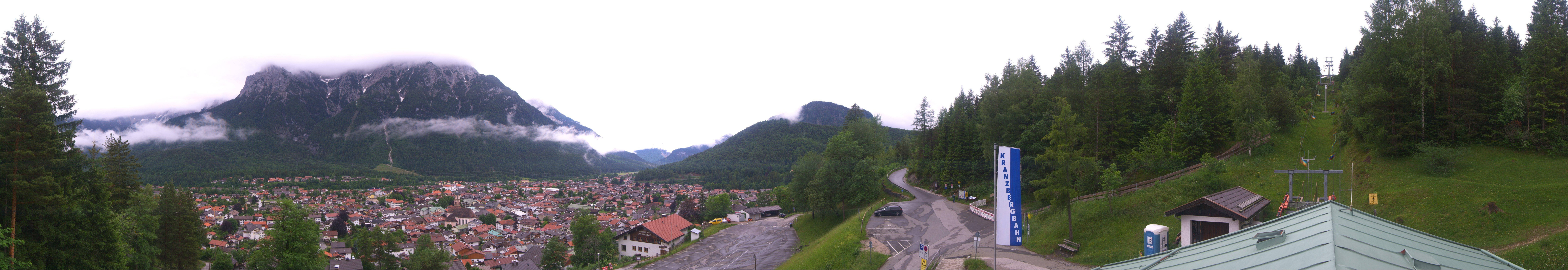 Archiv Foto Webcam Mittenwald Panoramablick