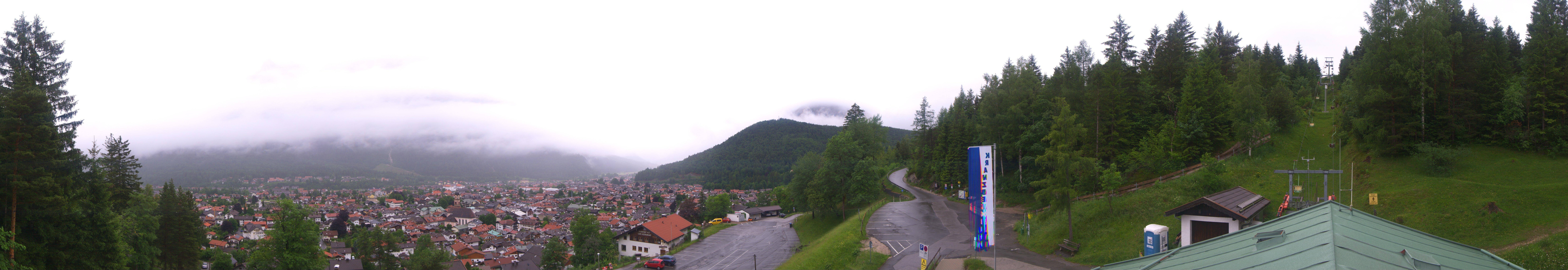 Archiv Foto Webcam Mittenwald Panoramablick