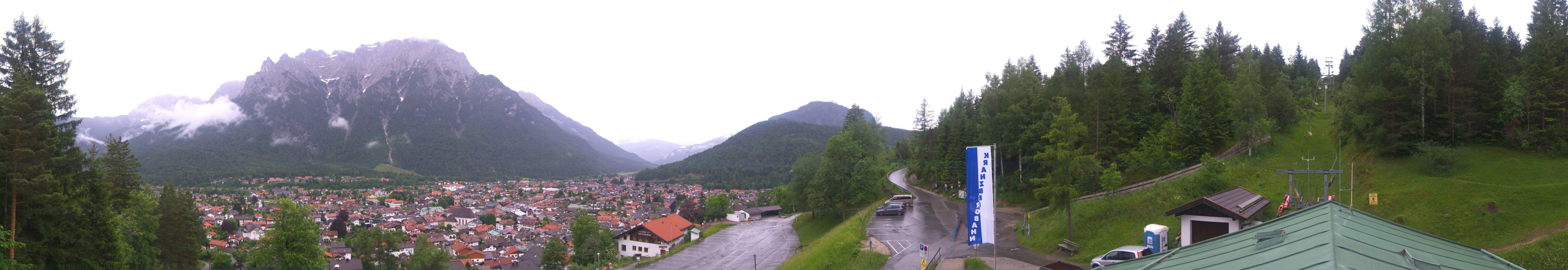Archiv Foto Webcam Mittenwald Panoramablick