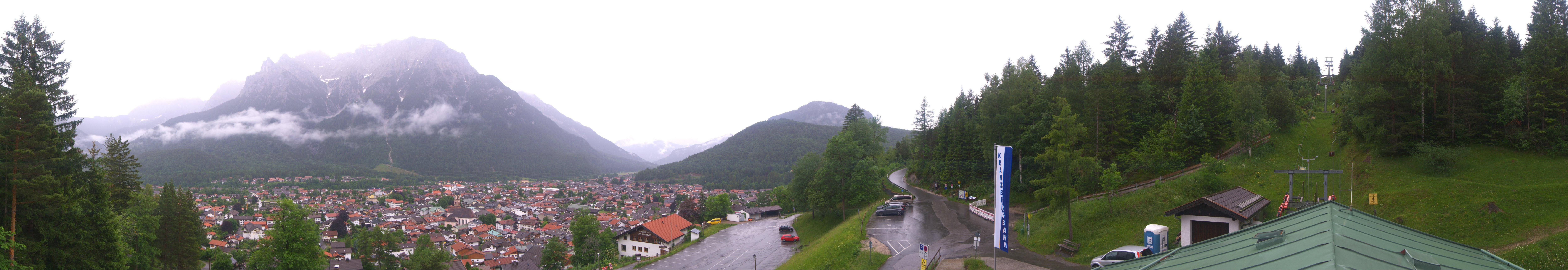 Archiv Foto Webcam Mittenwald Panoramablick