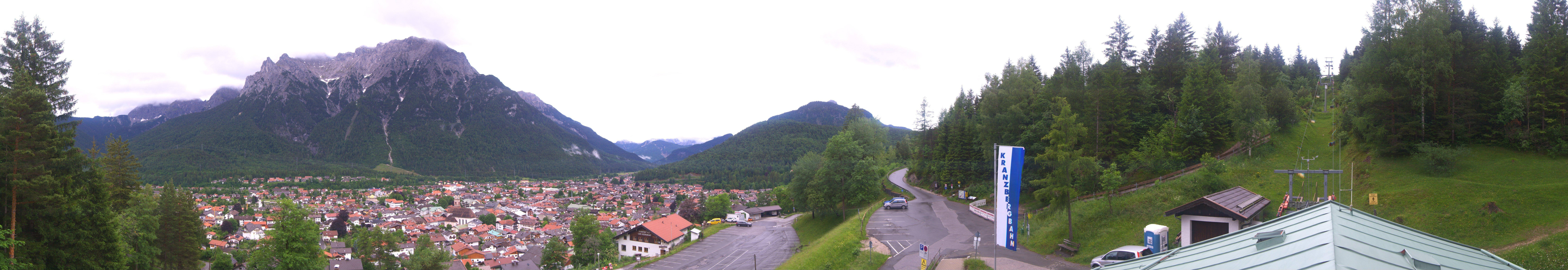 Archiv Foto Webcam Mittenwald Panoramablick