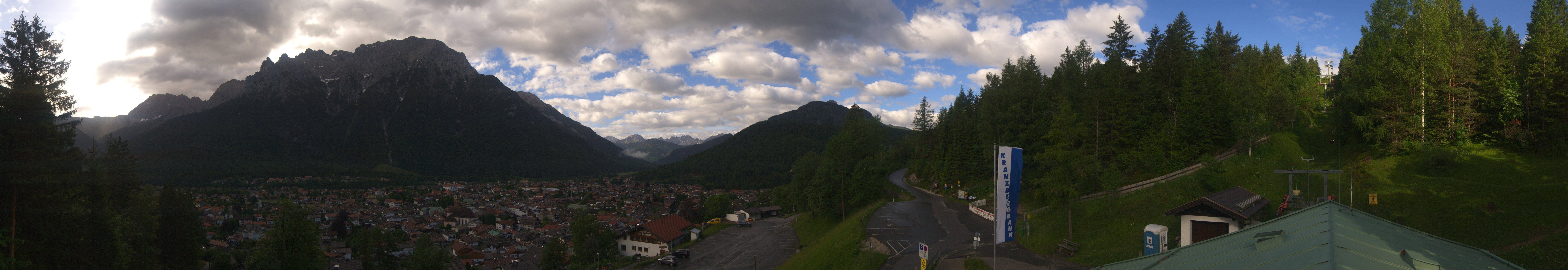 Archiv Foto Webcam Mittenwald Panoramablick