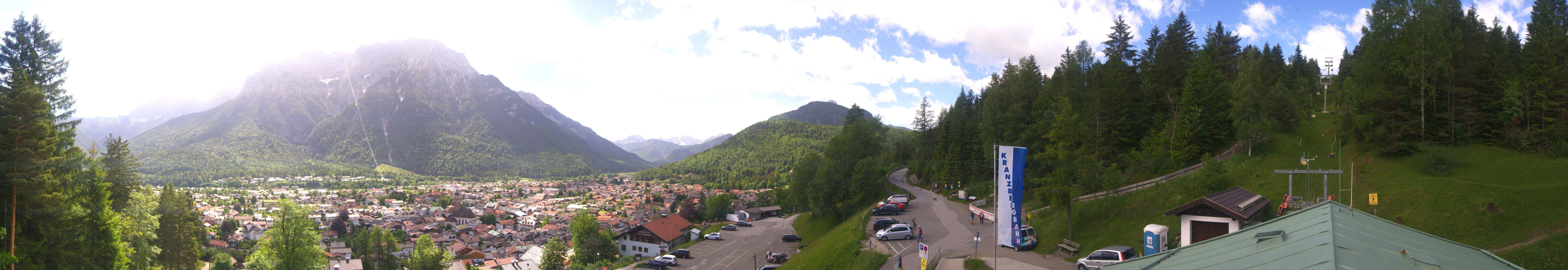 Archiv Foto Webcam Mittenwald Panoramablick
