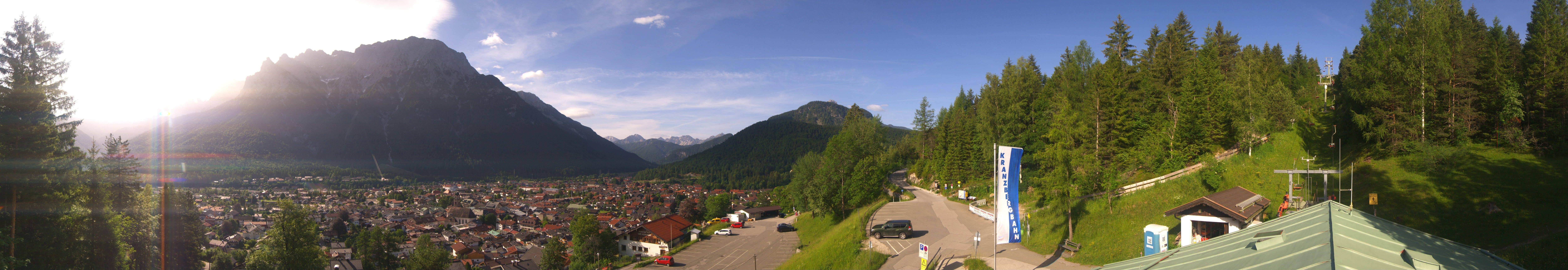 Archiv Foto Webcam Mittenwald Panoramablick