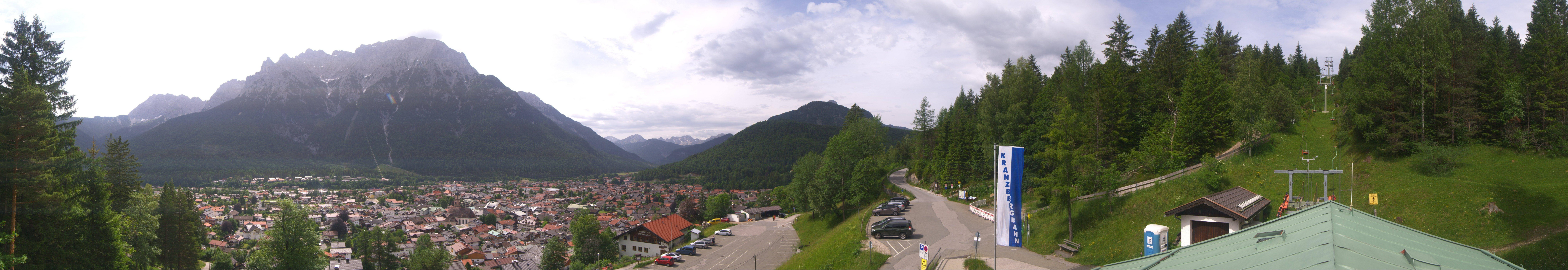 Archiv Foto Webcam Mittenwald Panoramablick