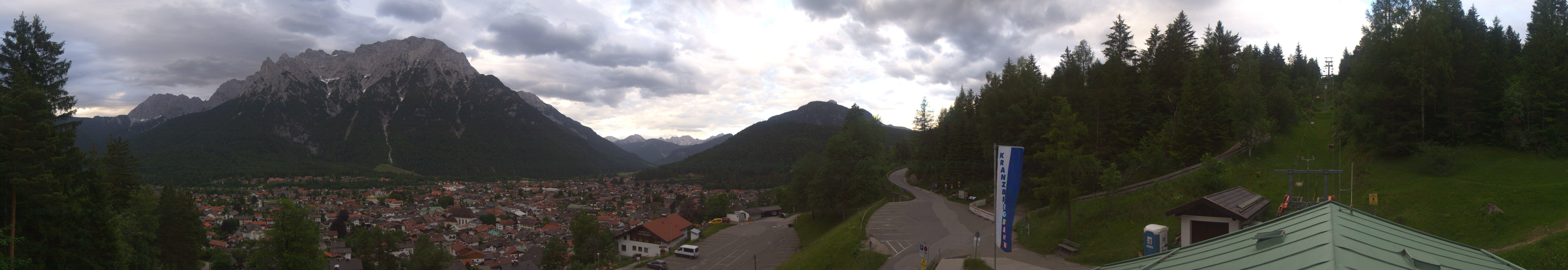 Archiv Foto Webcam Mittenwald Panoramablick