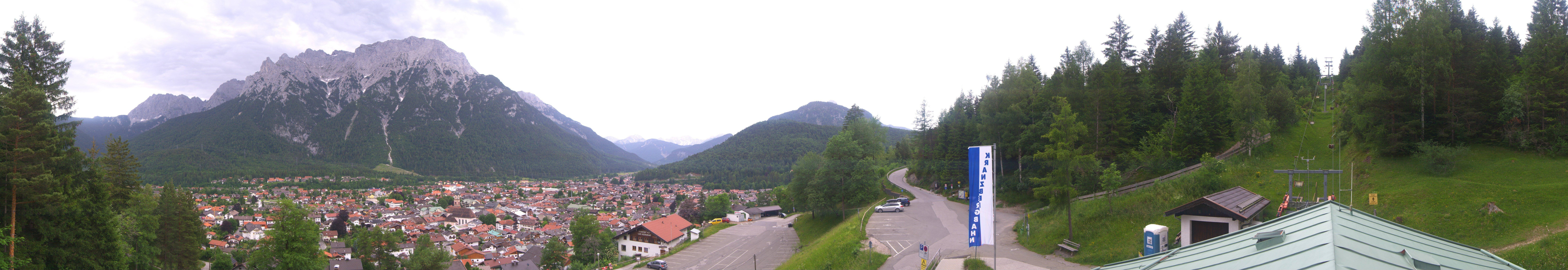 Archiv Foto Webcam Mittenwald Panoramablick