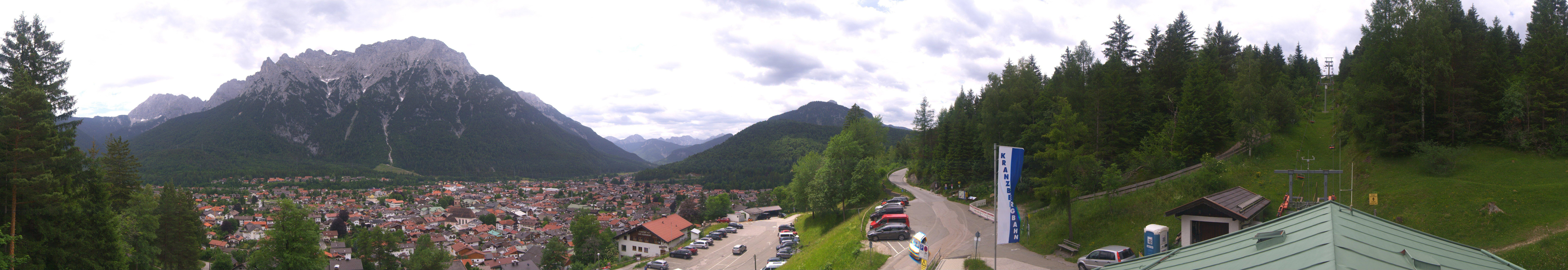 Archiv Foto Webcam Mittenwald Panoramablick