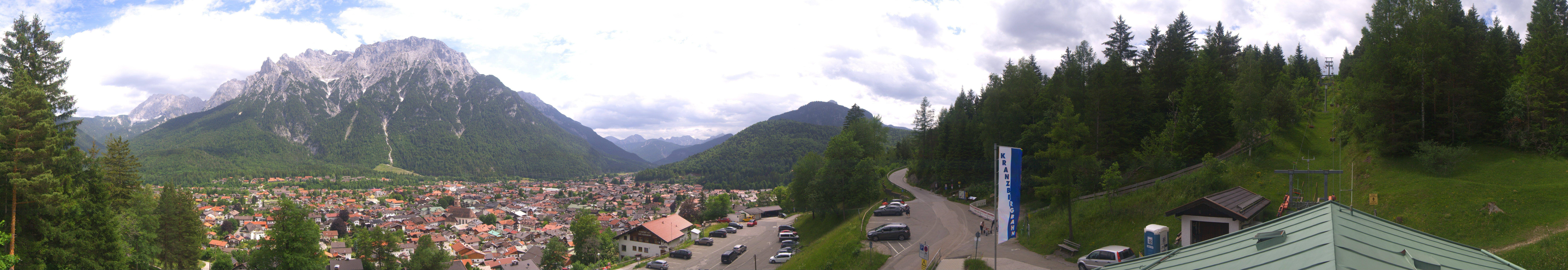 Archiv Foto Webcam Mittenwald Panoramablick