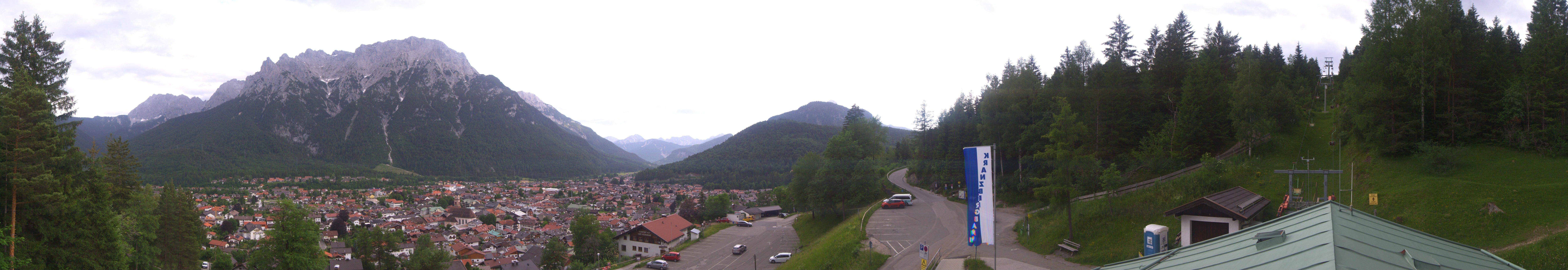 Archiv Foto Webcam Mittenwald Panoramablick