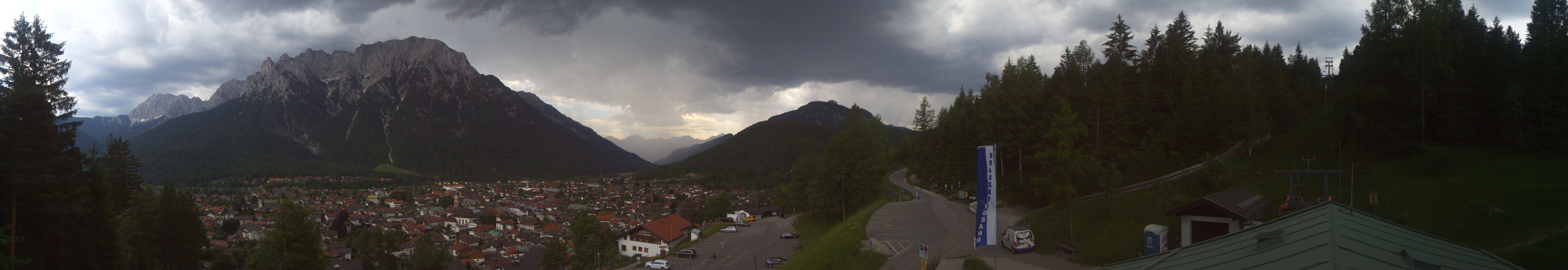 Archiv Foto Webcam Mittenwald Panoramablick