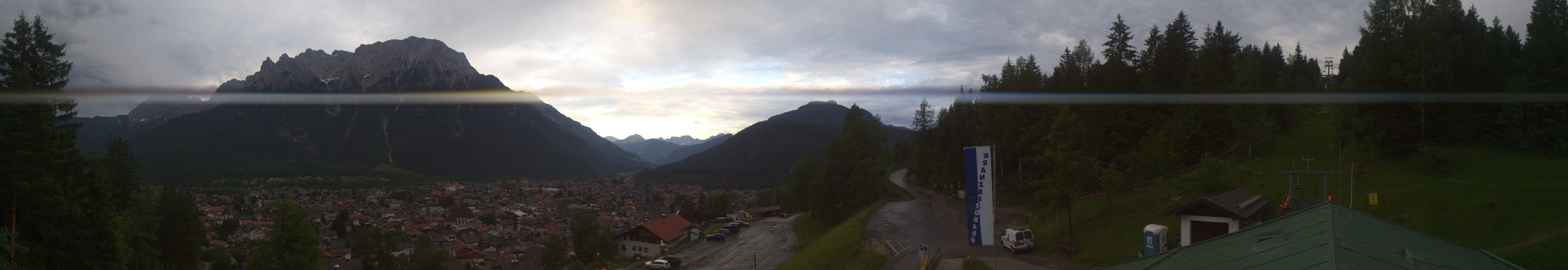 Archiv Foto Webcam Mittenwald Panoramablick