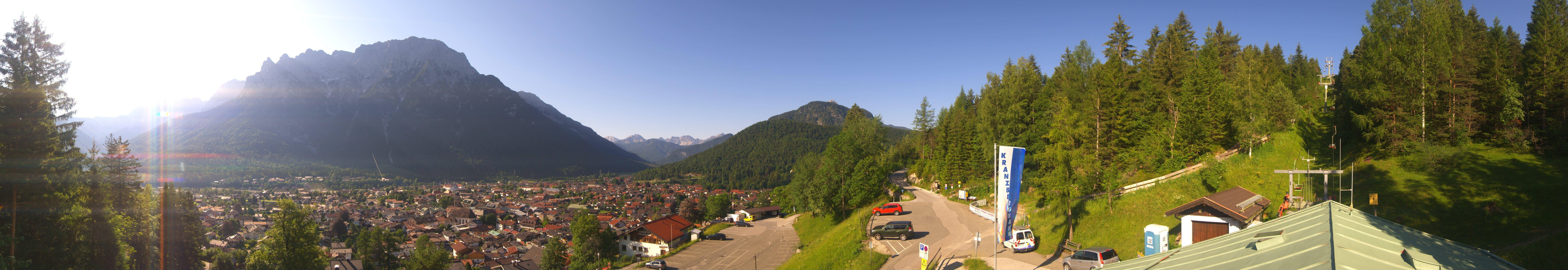 Archiv Foto Webcam Mittenwald Panoramablick