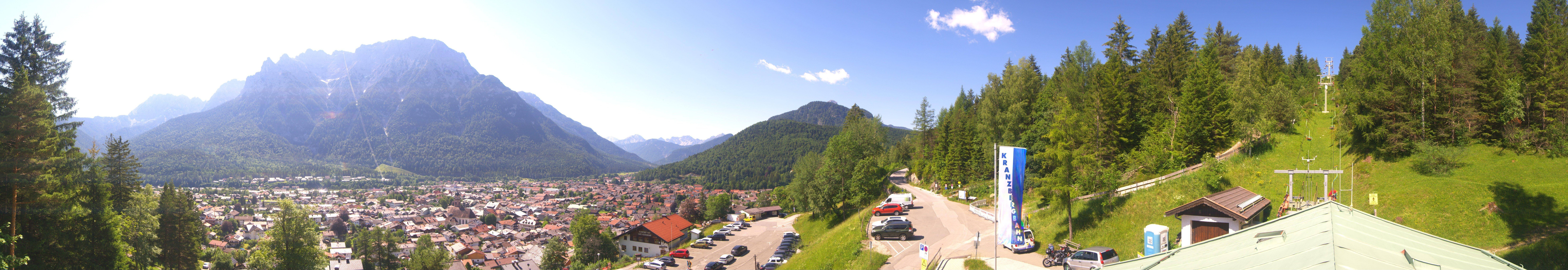 Archiv Foto Webcam Mittenwald Panoramablick