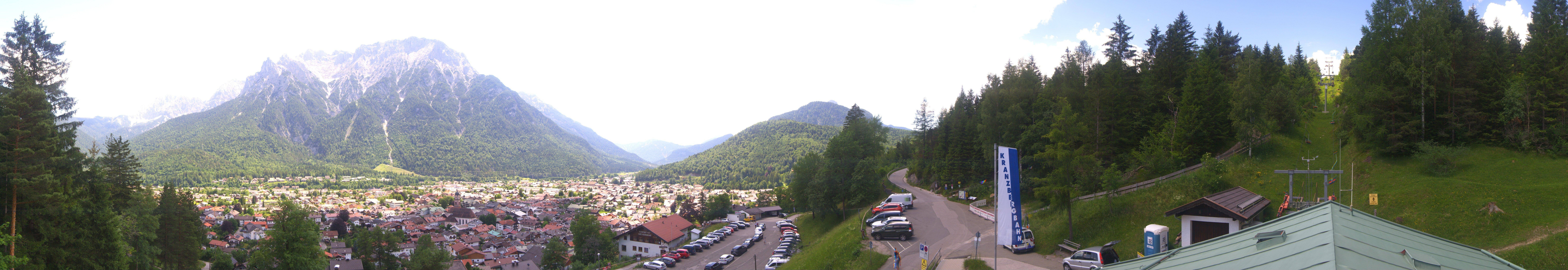 Archiv Foto Webcam Mittenwald Panoramablick