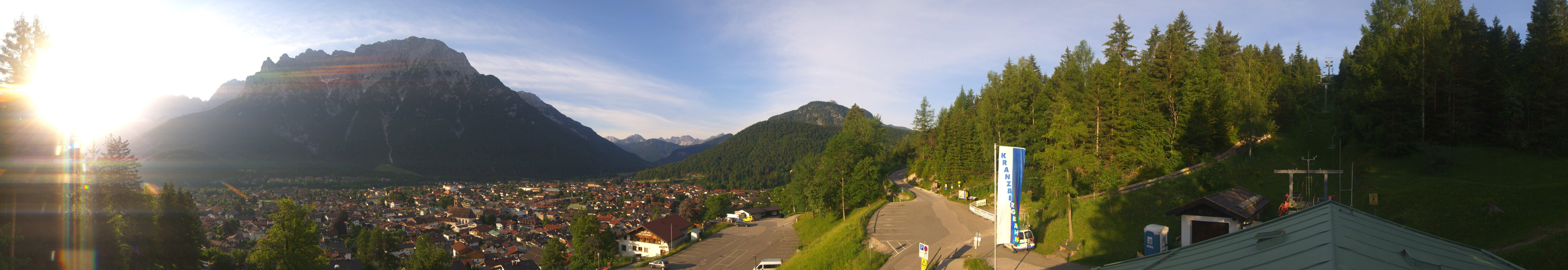 Archiv Foto Webcam Mittenwald Panoramablick
