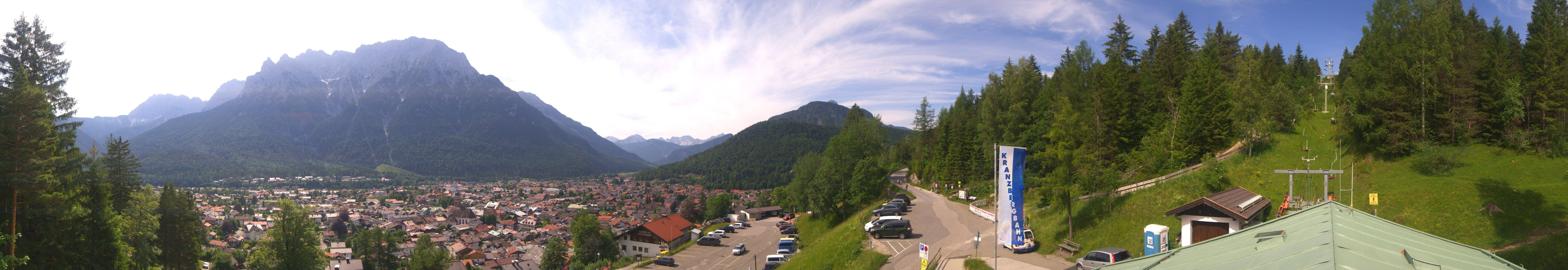 Archiv Foto Webcam Mittenwald Panoramablick