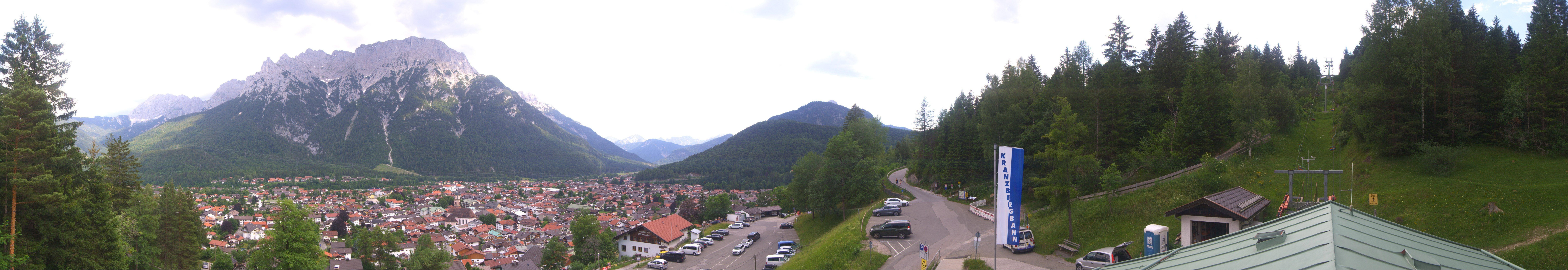 Archiv Foto Webcam Mittenwald Panoramablick