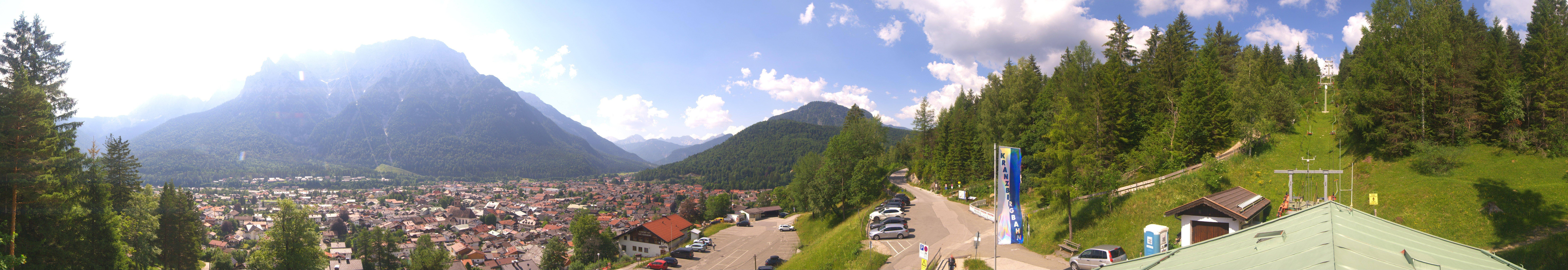 Archiv Foto Webcam Mittenwald Panoramablick