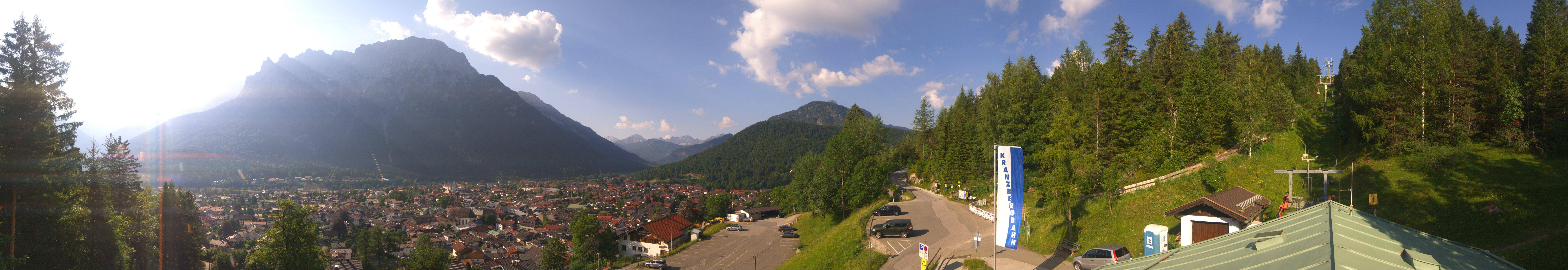 Archiv Foto Webcam Mittenwald Panoramablick