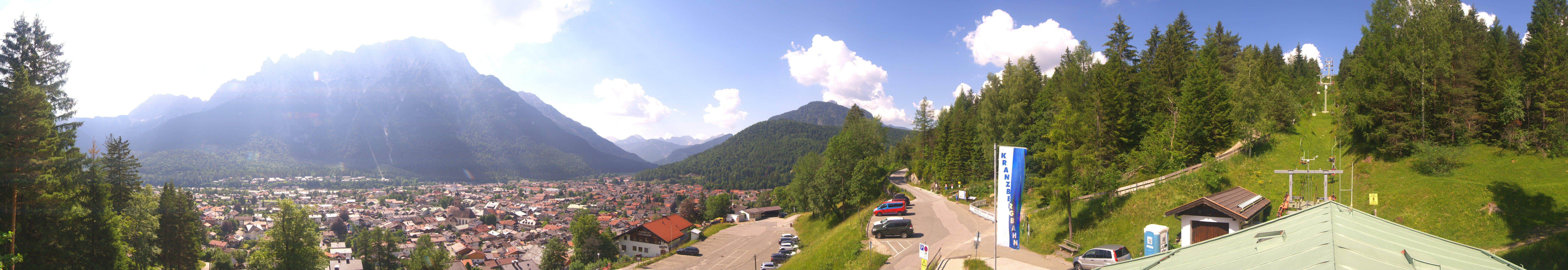 Archiv Foto Webcam Mittenwald Panoramablick
