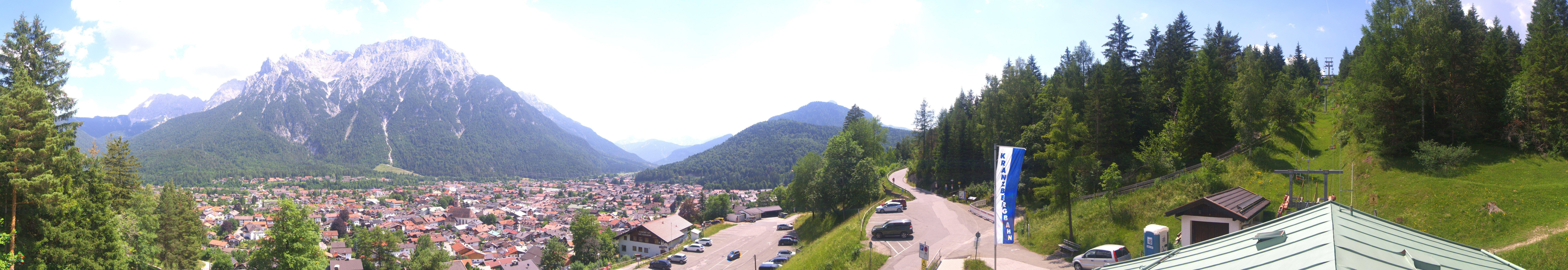 Archiv Foto Webcam Mittenwald Panoramablick