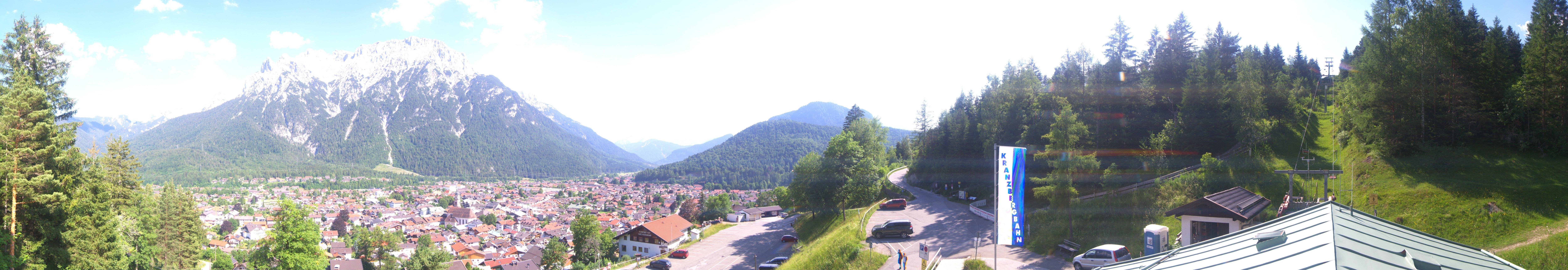 Archiv Foto Webcam Mittenwald Panoramablick