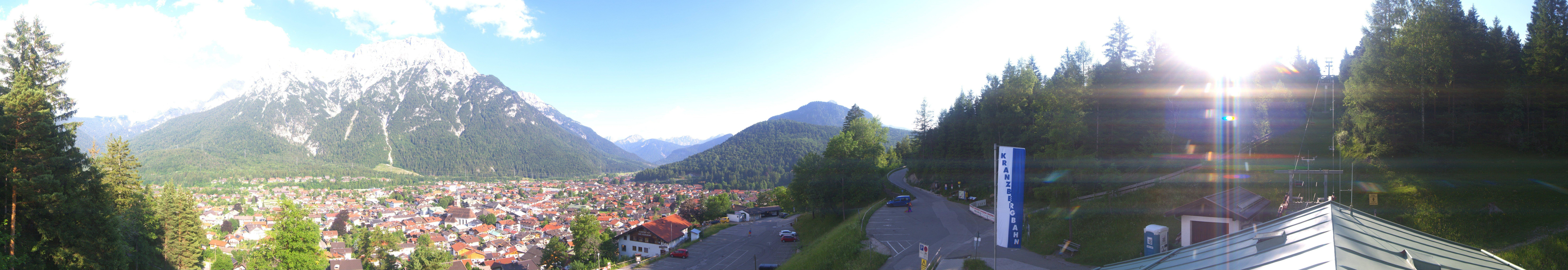 Archiv Foto Webcam Mittenwald Panoramablick