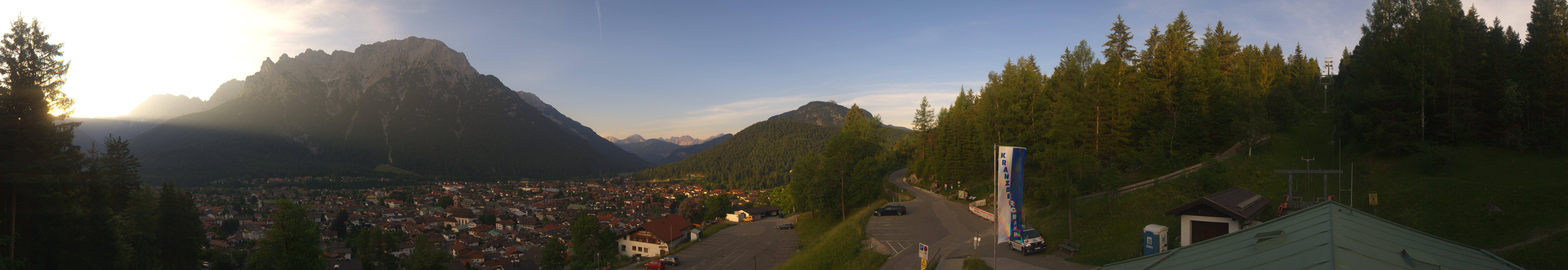Archiv Foto Webcam Mittenwald Panoramablick