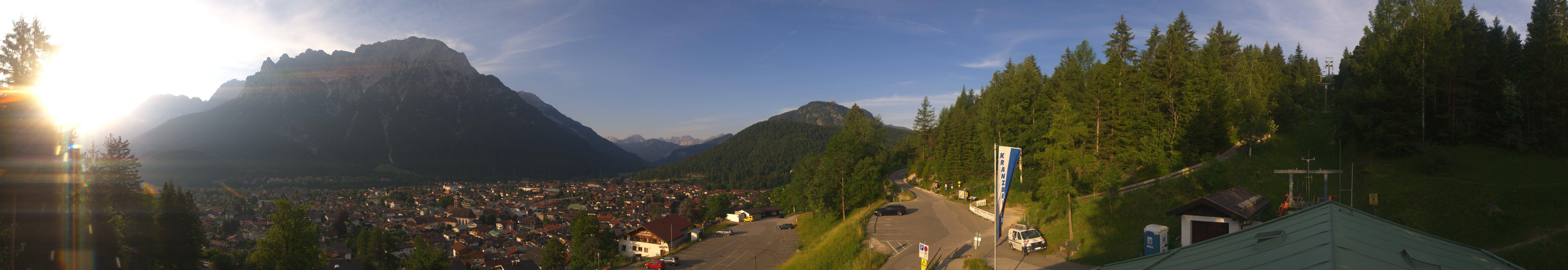 Archiv Foto Webcam Mittenwald Panoramablick