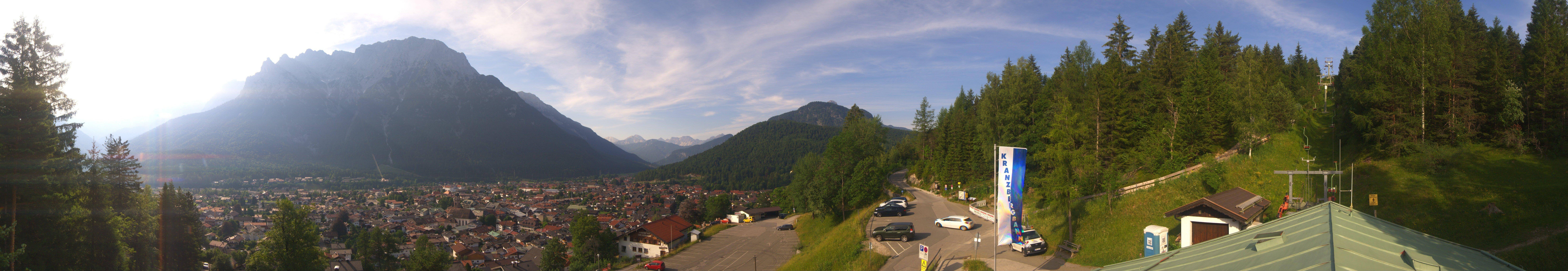 Archiv Foto Webcam Mittenwald Panoramablick