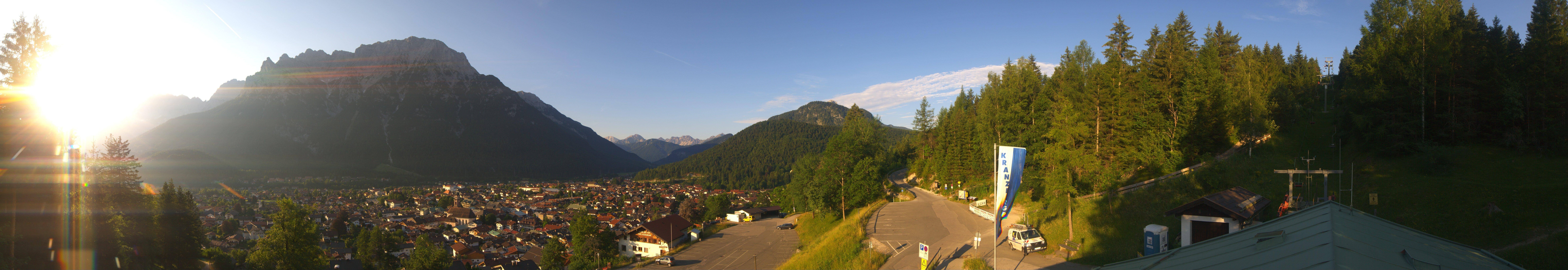 Archiv Foto Webcam Mittenwald Panoramablick