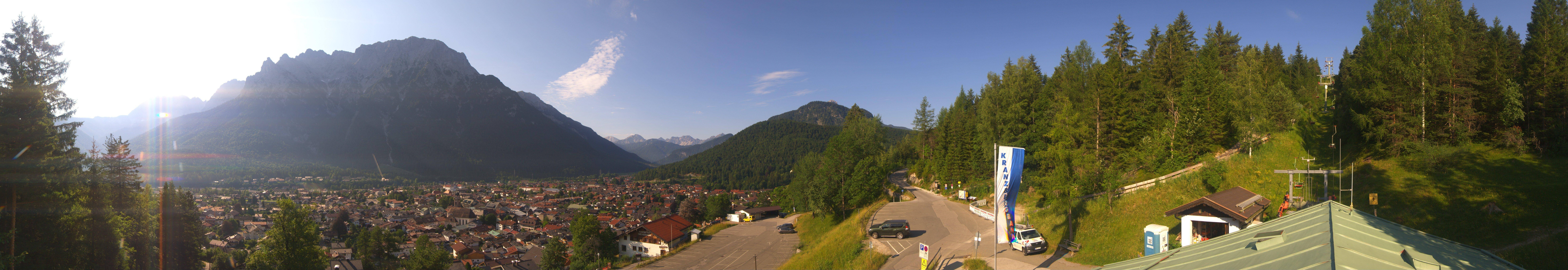 Archiv Foto Webcam Mittenwald Panoramablick