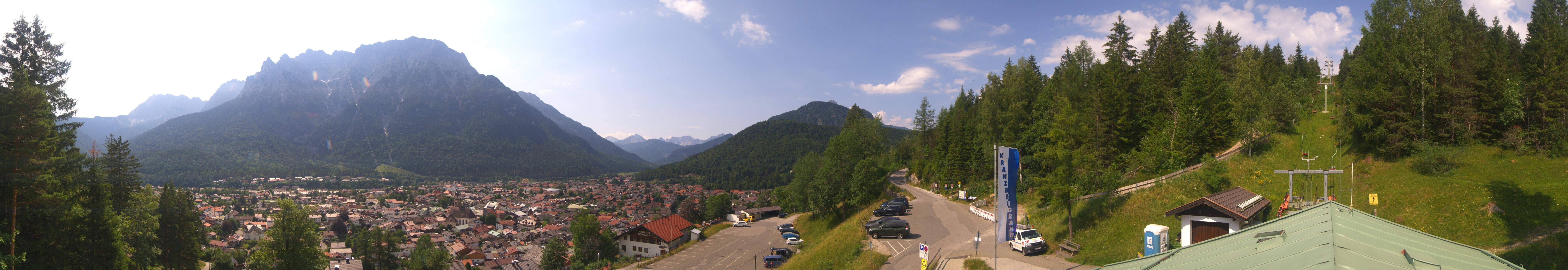 Archiv Foto Webcam Mittenwald Panoramablick