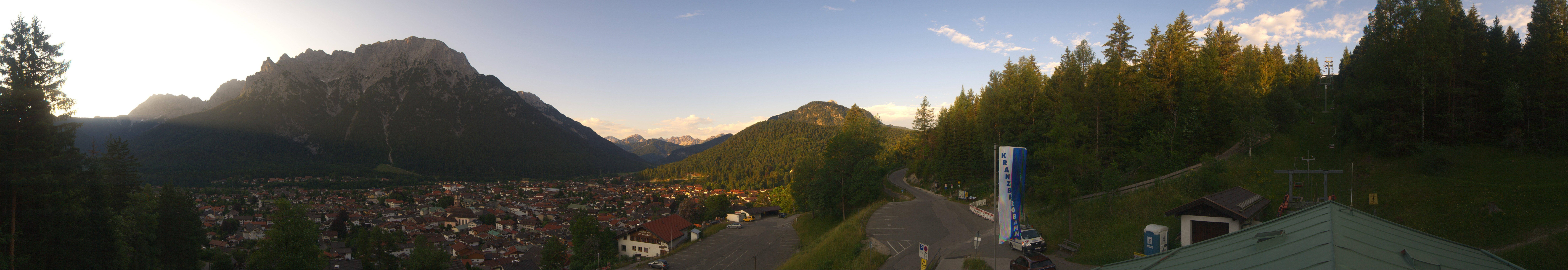 Archiv Foto Webcam Mittenwald Panoramablick